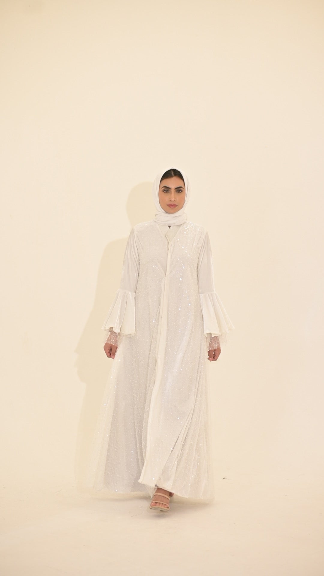 The pearls bridal abaya