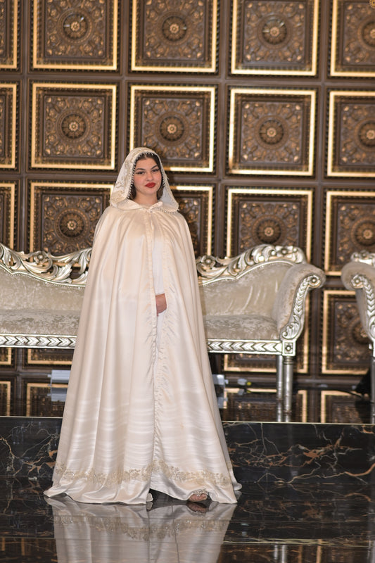 Flurry bridal cape